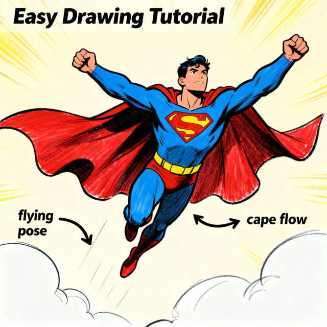 Superhero Easy Drawings gallery