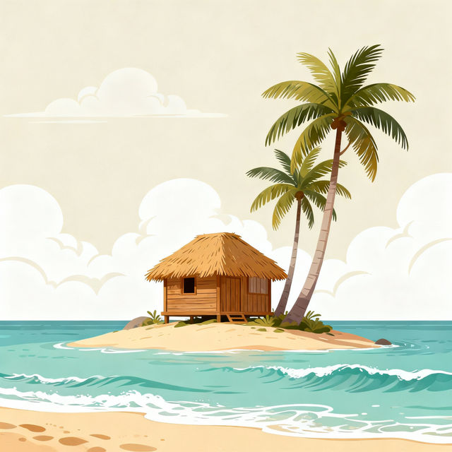 Easy Island Drawings gallery