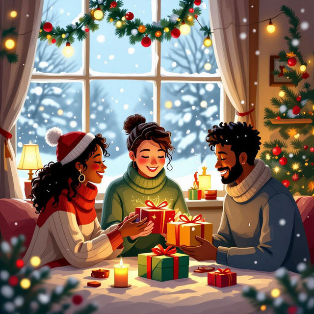 Merry Christmas Friends Images - Made With AI gallery