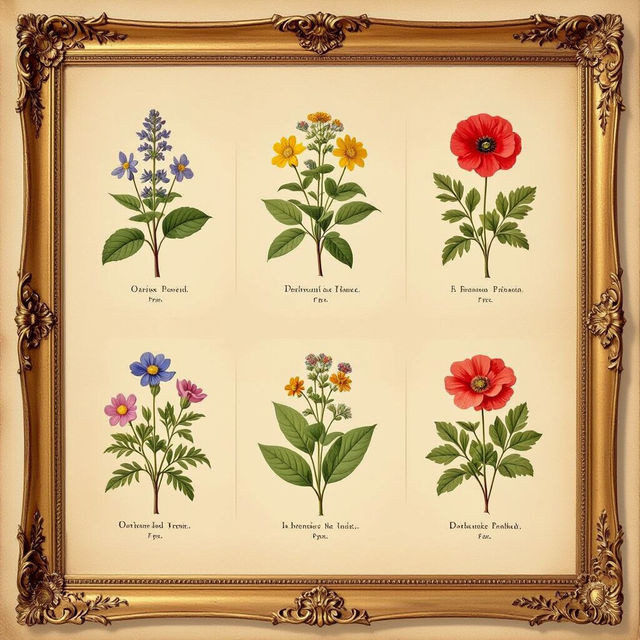 Vintage Prints Wall Art - AI Generated gallery