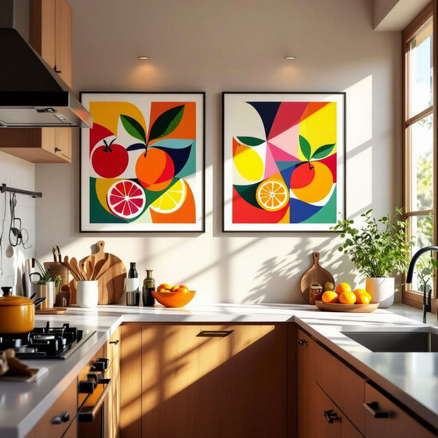 Kitchen Art Prints - AI Generated gallery
