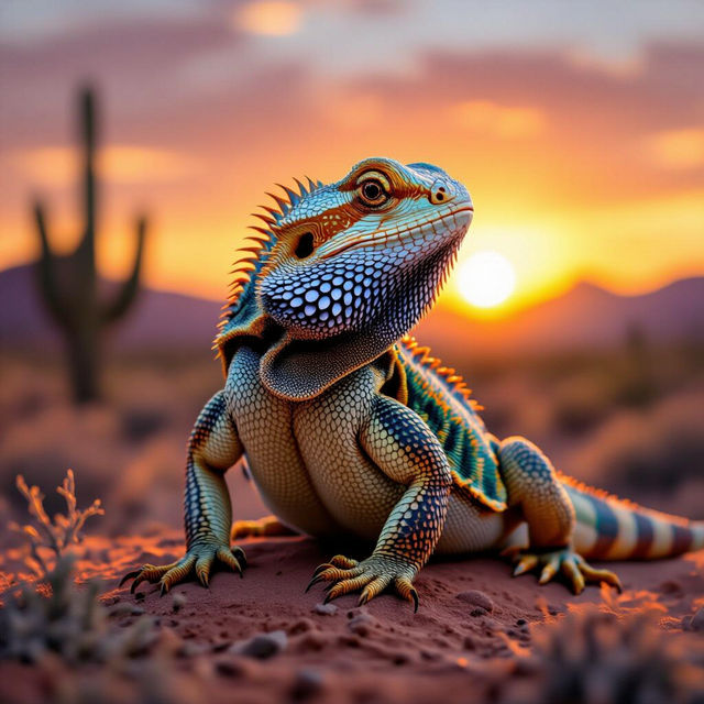 Bearded Dragon Art - Created with AI gallery