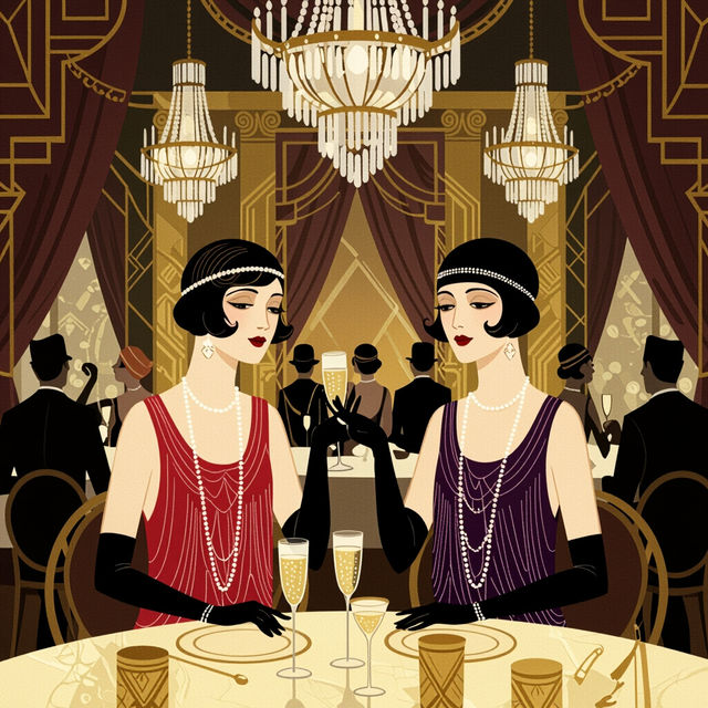 Great Gatsby Wallpapers - AI Generated gallery