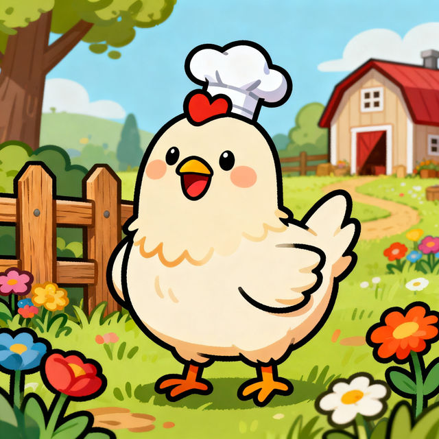 Cartoon Chicken Drawings - Made With AI gallery