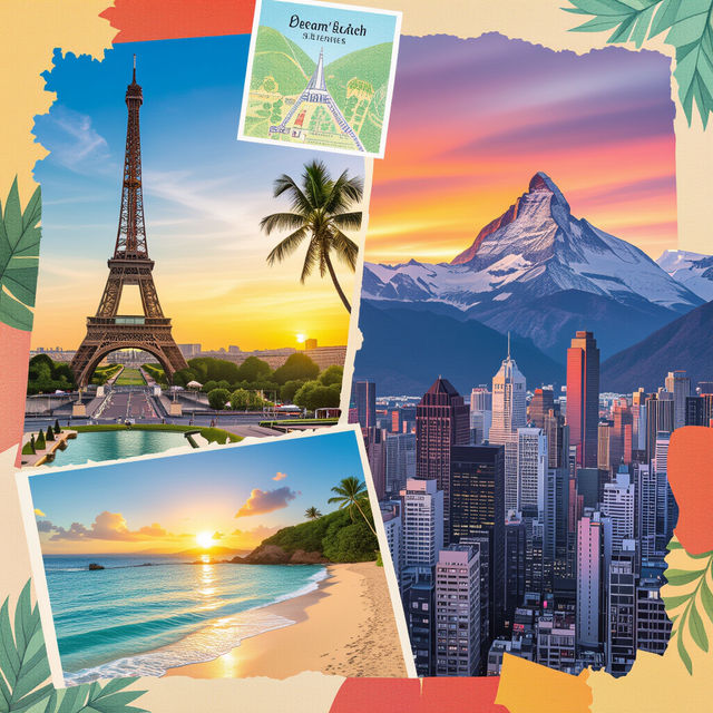 Travel Vision Board Pictures - Create Yours With AI gallery