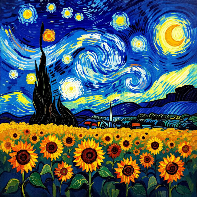 Explore Stunning Van Gogh Art Created with AI gallery