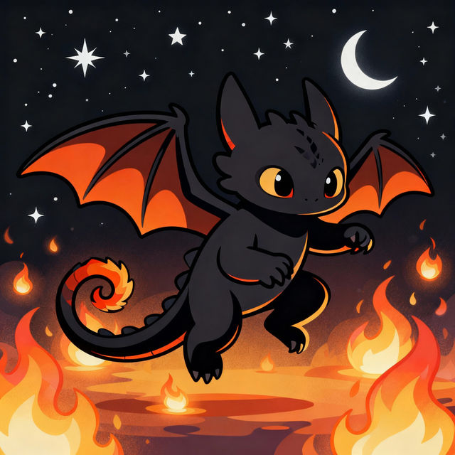 Toothless Drawings - Made With AI gallery