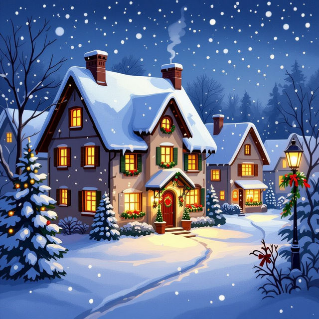 Christmas Village Wallpapers - Made With AI gallery