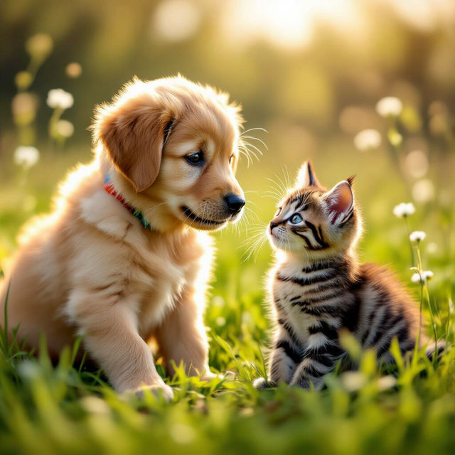 Pictures of Cats and Dogs - AI Generated gallery