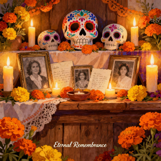 Ofrenda Drawings - Created with AI gallery