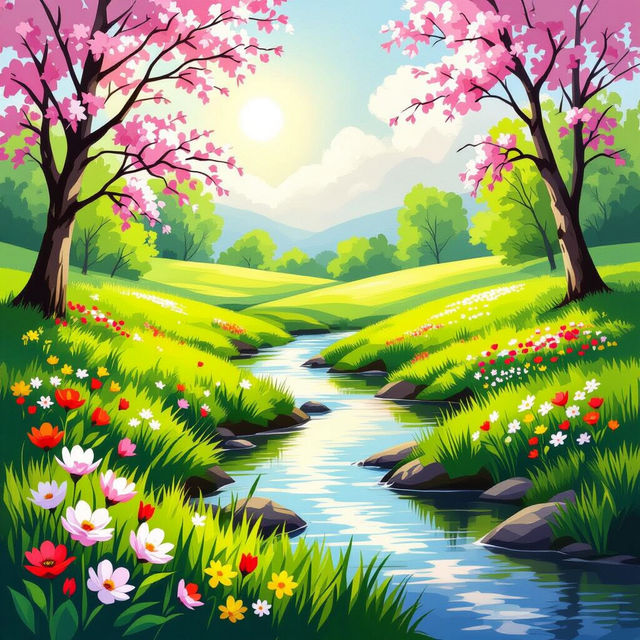 Free Spring Images - Made With AI gallery