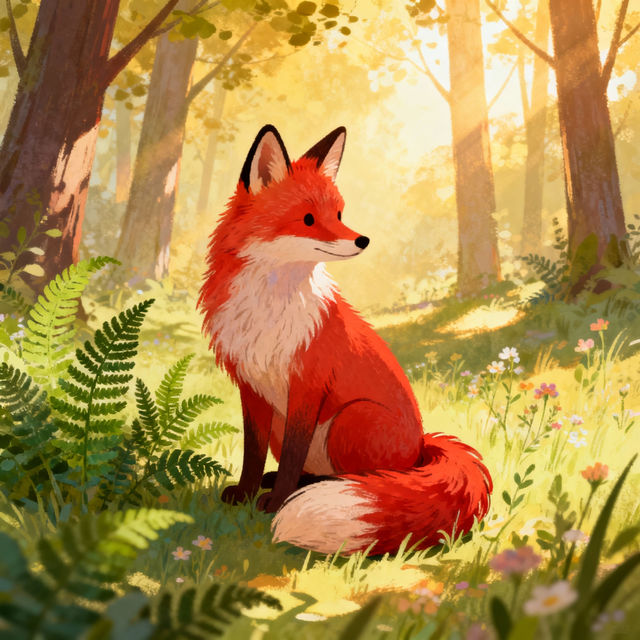 Red Fox Drawing Easy gallery