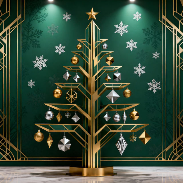 Art Deco Christmas Art gallery
