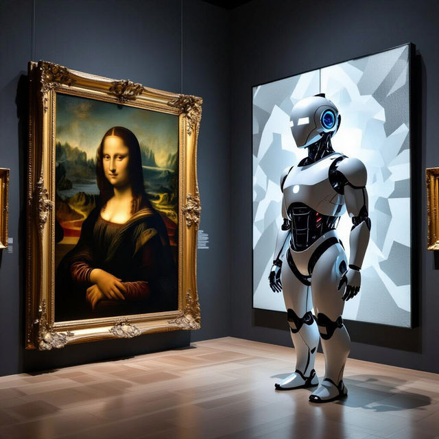 Trouble In Pairs Stolen Art - AI Generated gallery