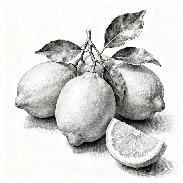 Lemons Drawing gallery