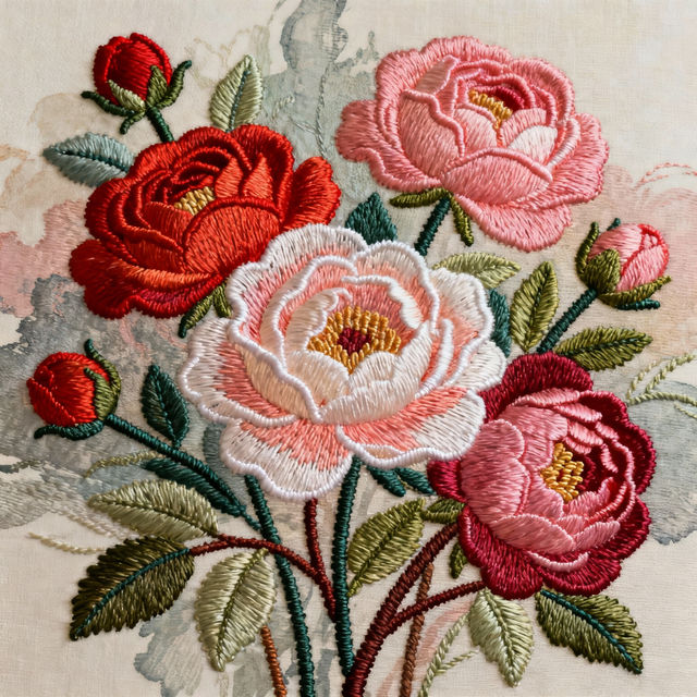 Flower Embroidery Designs gallery