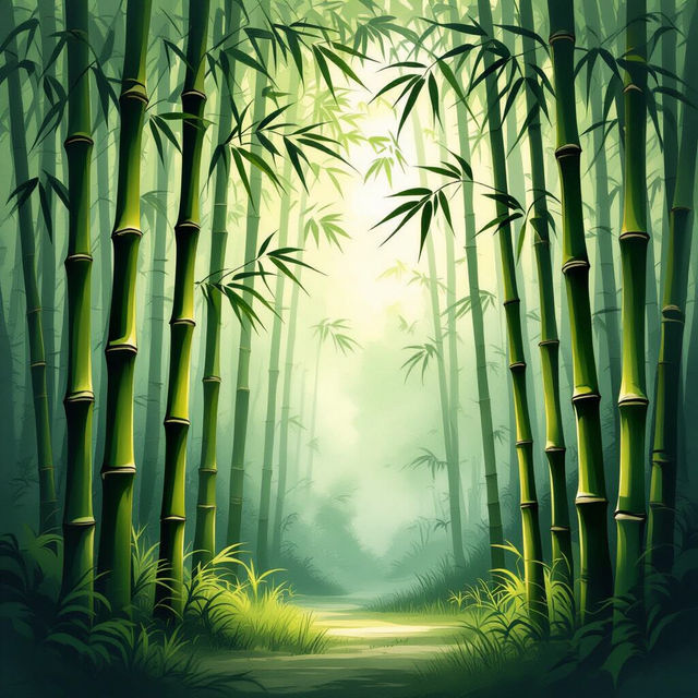 Bamboo Art - AI Generated gallery