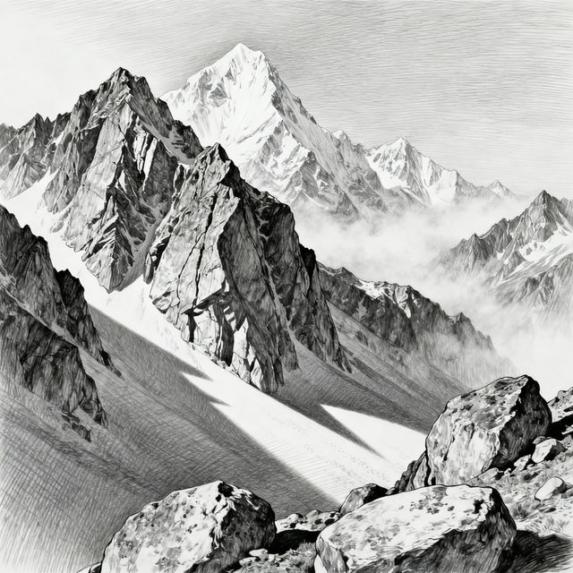 Mountain Drawing gallery