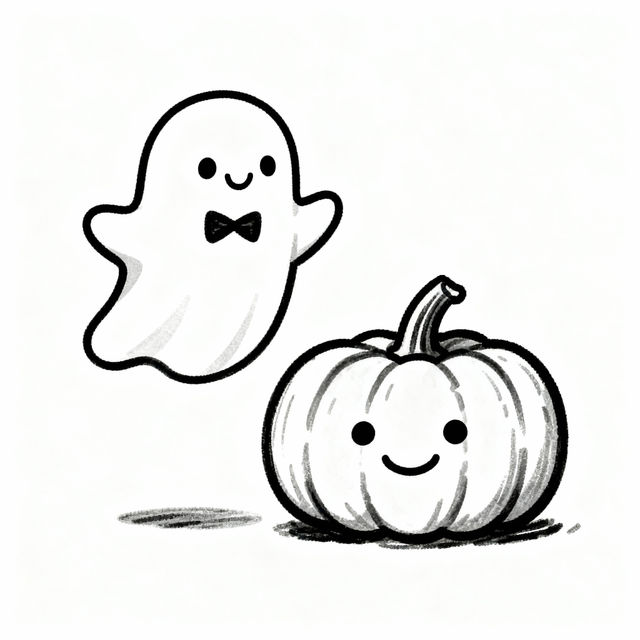 Halloween Simple Drawings gallery
