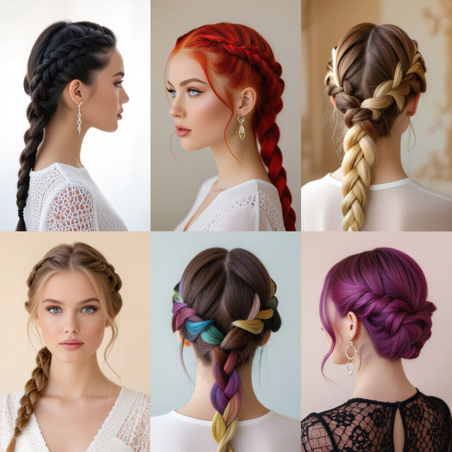 Pictures Of Hair Styles - AI Generated gallery