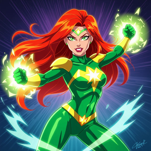 Starfire Drawing - AI Generated gallery