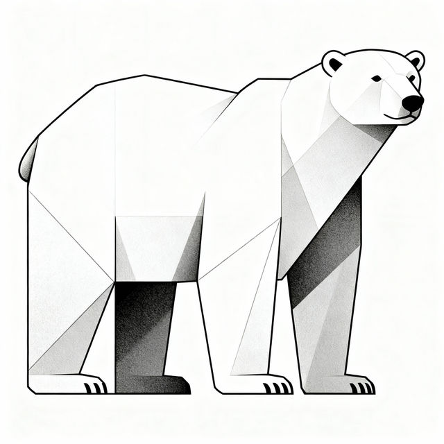 Polar Bear Drawings - Created With AI gallery