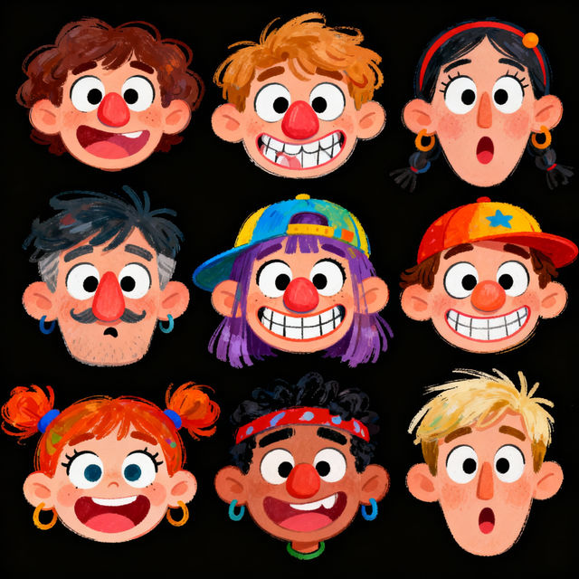 Goofy Face Drawings gallery