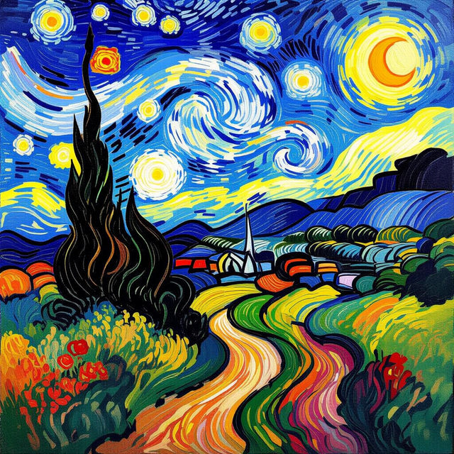 Post Impressionist Art - Made With AI gallery
