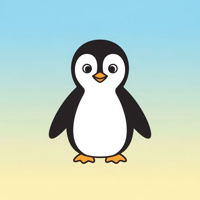 Easy Penguin Drawing Gallery gallery