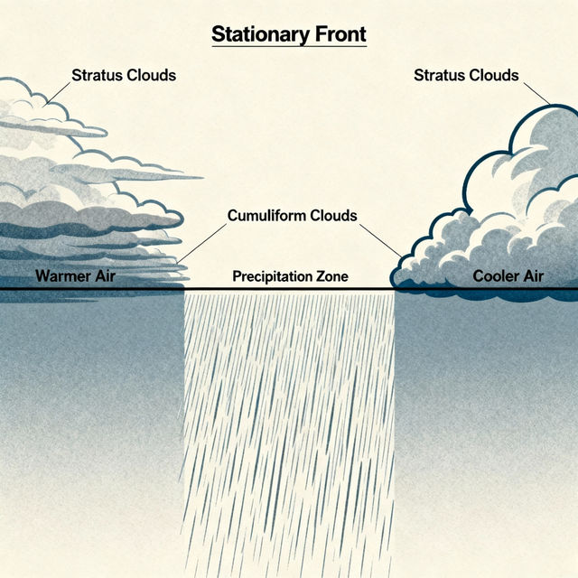 Stationary Front Drawings - AI Generated gallery