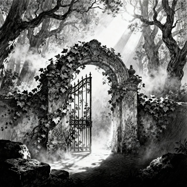 Gate Drawing - AI Art Gallery gallery