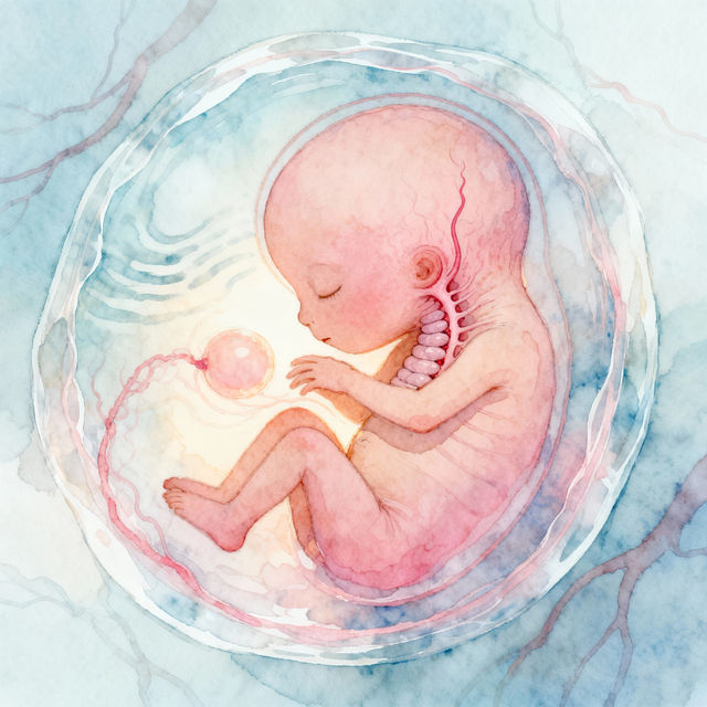 Embryo Drawing - AI Generated Art gallery