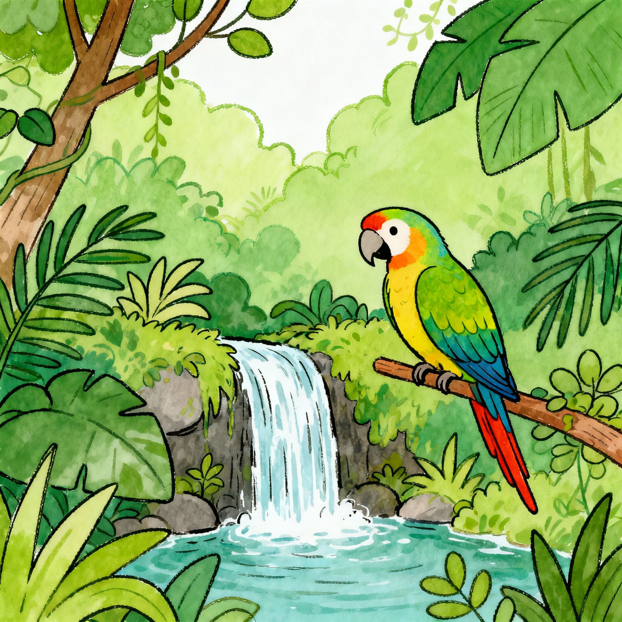 Easy Jungle Drawings - AI Art Generator