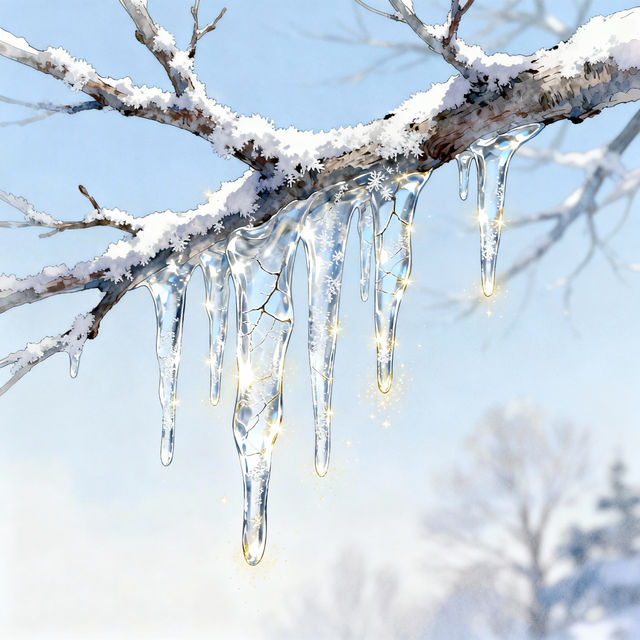 Icicles Drawing - AI Art Gallery gallery