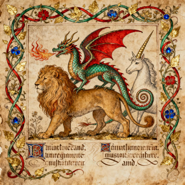 Medieval Drawings Of Animals gallery