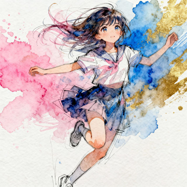 Girl Anime Sketch Drawings gallery