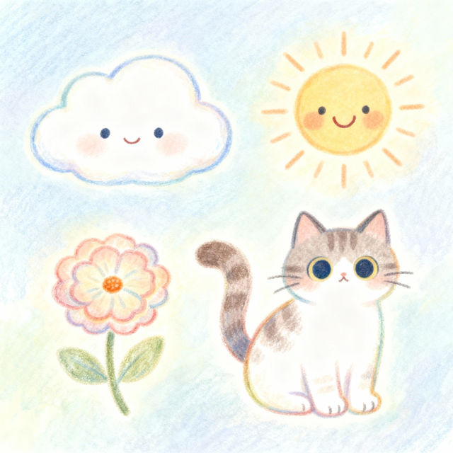 Cute Drawings - Made With AI gallery