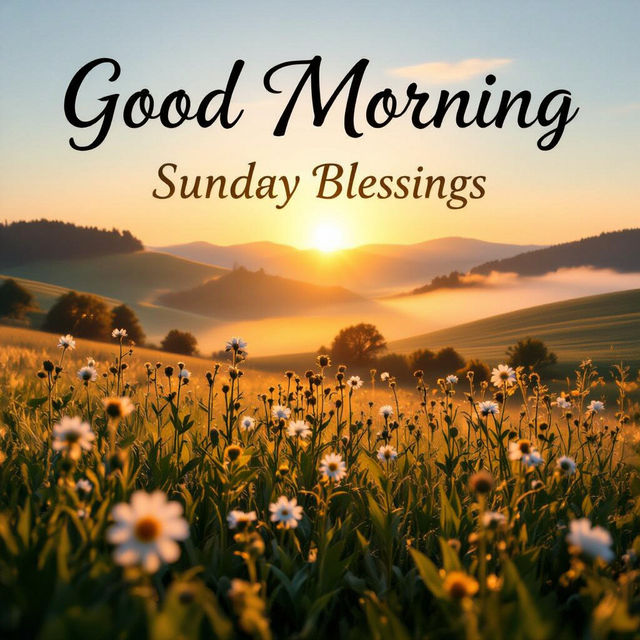 Good Morning Sunday Blessings Images gallery