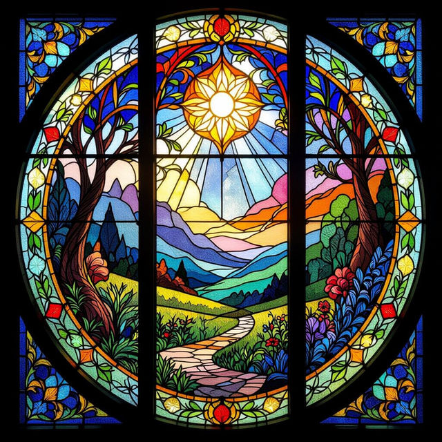 Glass Art Images - Created with AI gallery