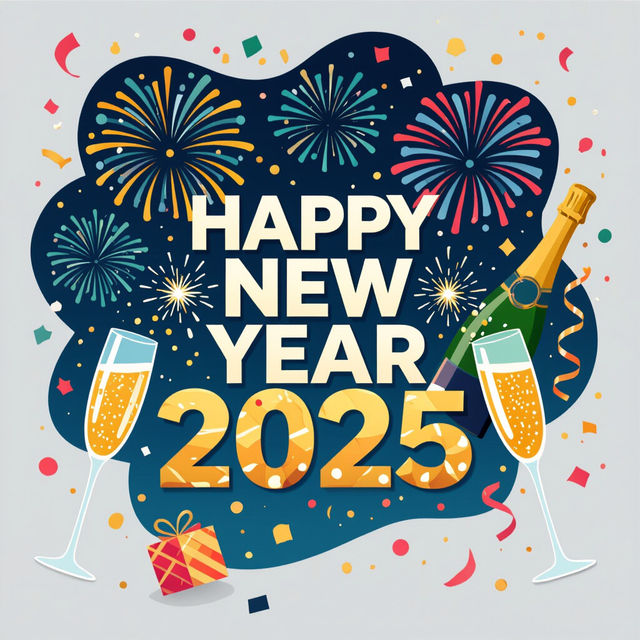Happy New Year 2025 Wishes Images gallery