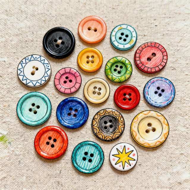 Button Drawing Ideas gallery