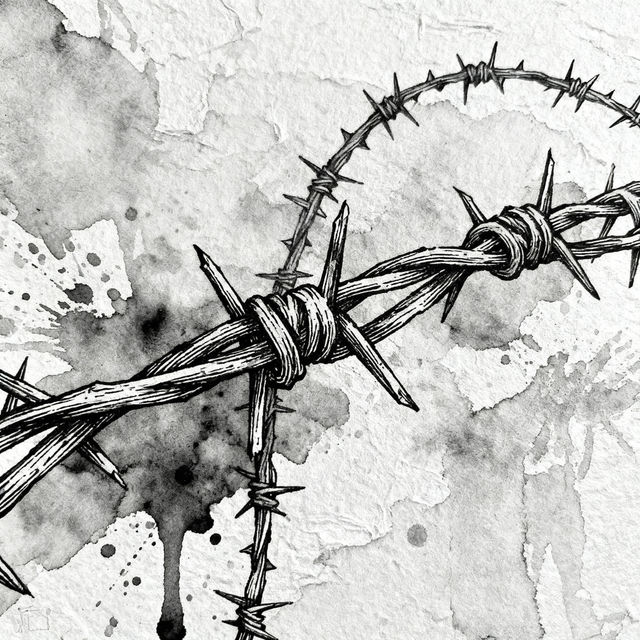 Barb Wire Drawings gallery