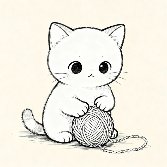 Easy Kitty Drawing gallery