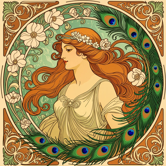 Art Nouveau Paintings - AI Generated gallery