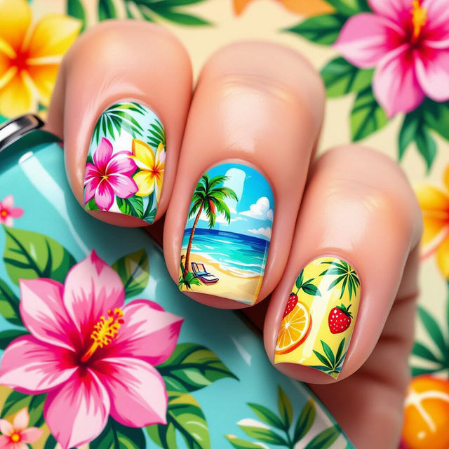 Summer Nail Art gallery