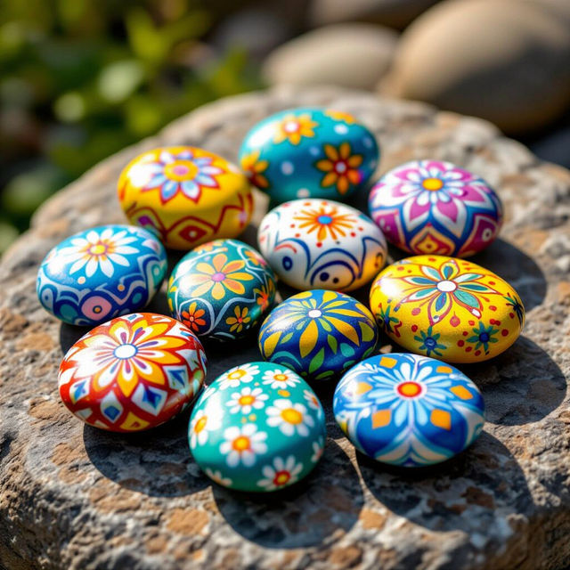 Images Of Painted Rocks - Made With AI gallery