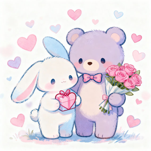 Cute Valentine Drawings gallery