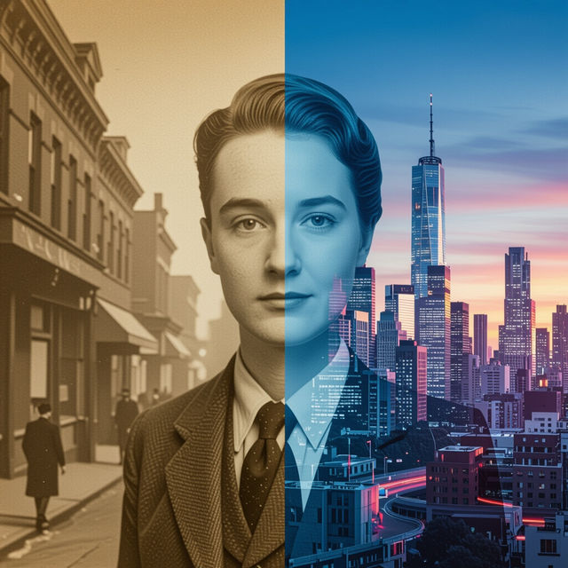 Look Back Wallpaper - AI Generated gallery