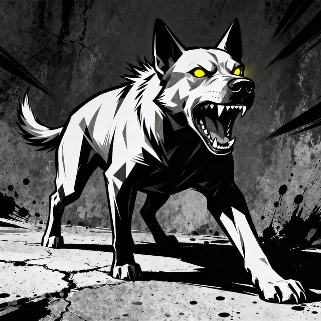 Angry Dog Drawings - AI Generated gallery