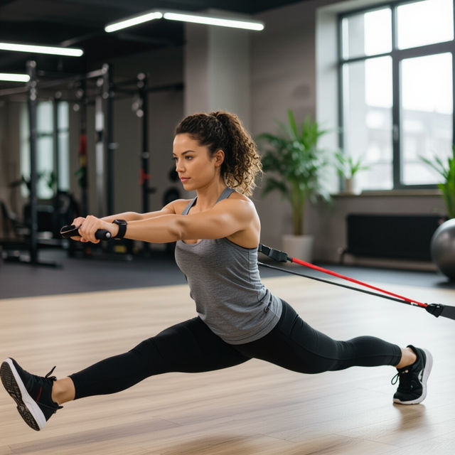 Resistance Band Row Exercise Images gallery